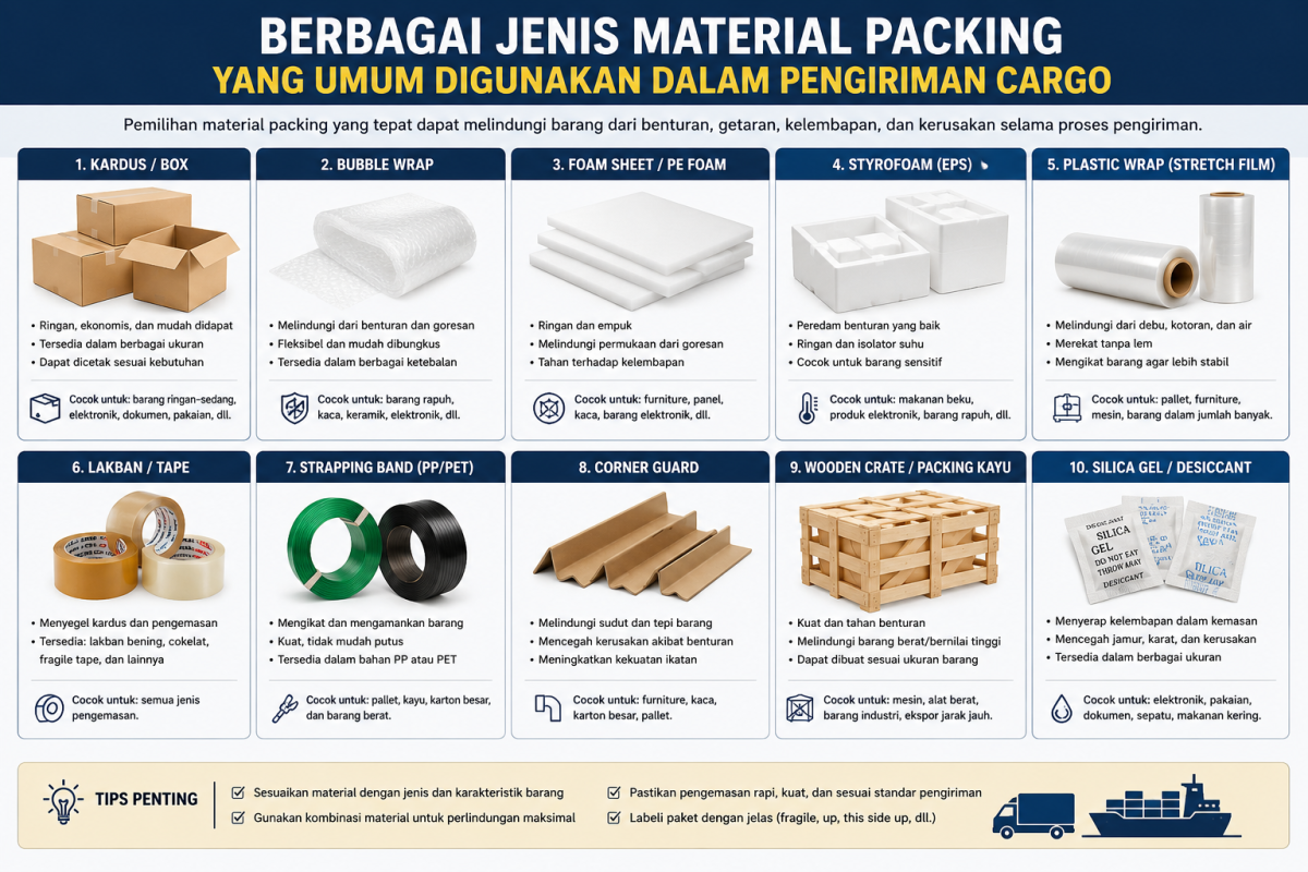 Panduan Packing: Mengenal Jenis, Fungsi & Cara Packing Efisien